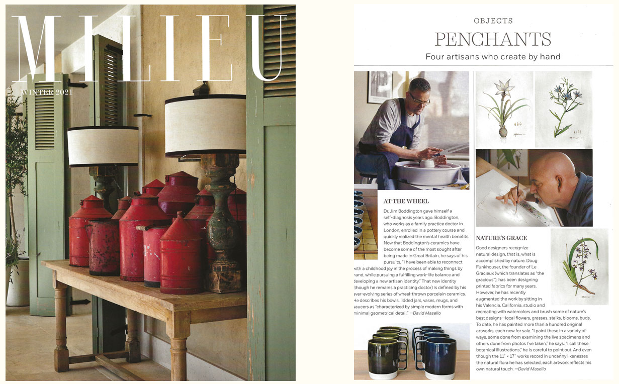 elle decor magazine, sept. 2020, article on jeffrey bilhuber & legracieux